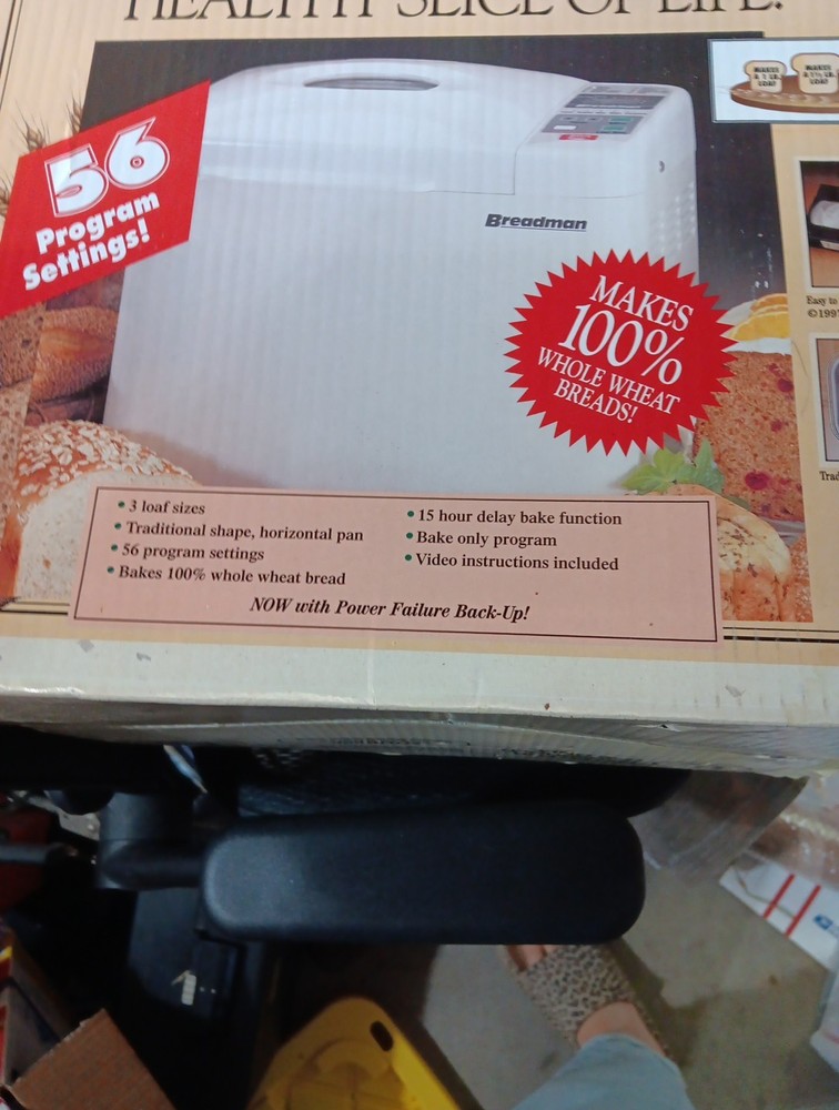 Breadman Automatic Bread Maker with Non-Stick Loaf Pan