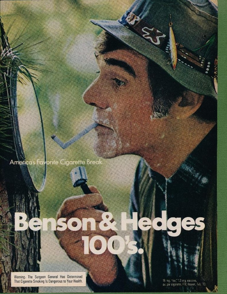 Magazine Ad - 1973 - Benson & Hedges Cigarettes