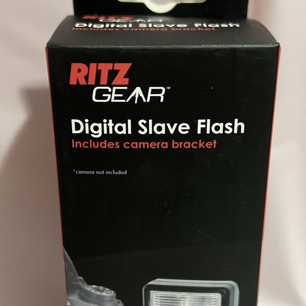 Ritz Gear Digital Slave Flash with Camera Bracket for Digital DSLR Cameras