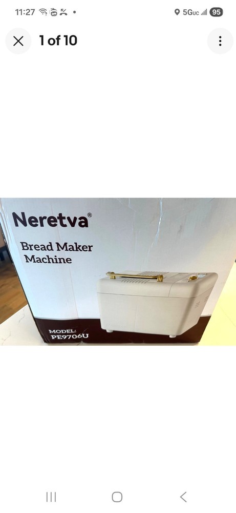 Neretva PE9706U Bread Maker 2 LB  15 Program Automatic Machine New