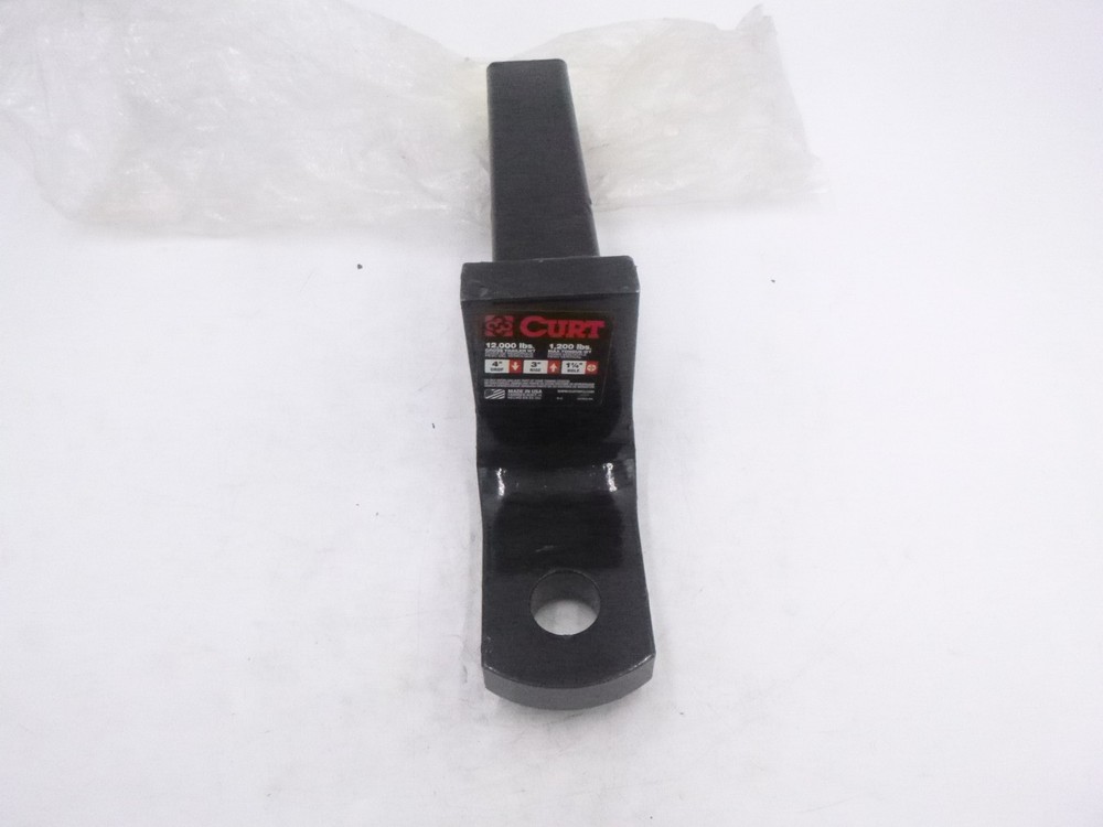 Curt Receiver Hitch Ball Mounts 45313 Ball Mount 4" Drop Solid Shank 12,000LB