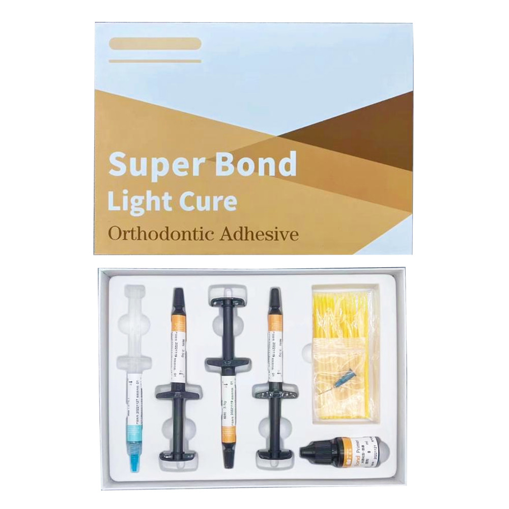 Dental Orthodontic Adhesive Super Bond Light Cure Paste, Primer, Etching