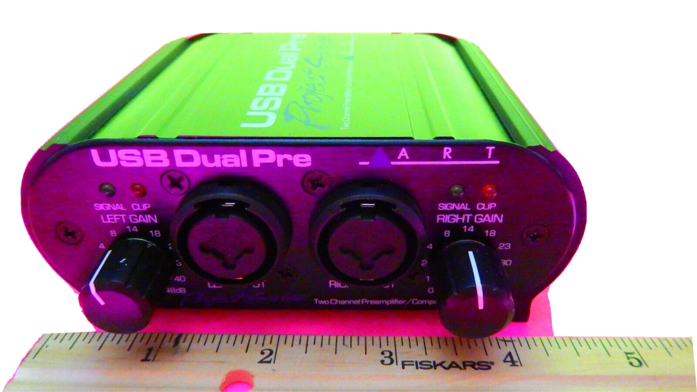 NEW Art USB Dual Pre-Amp, TWO-Channel Pre Amp Computer Interface Project Series