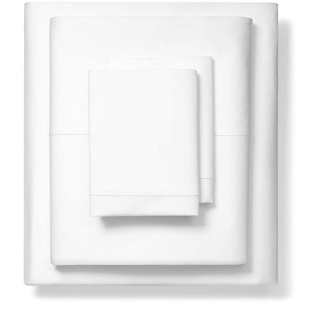 1000-1200 THREAD COUNT EGYPTIAN COTTON 4 PCs SHEET SET SOLID COLORS US FULL