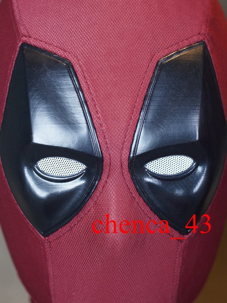 Customize Deadpool Screen Accurate Cosplay Headgear Wearable Mask Prop Faceshell