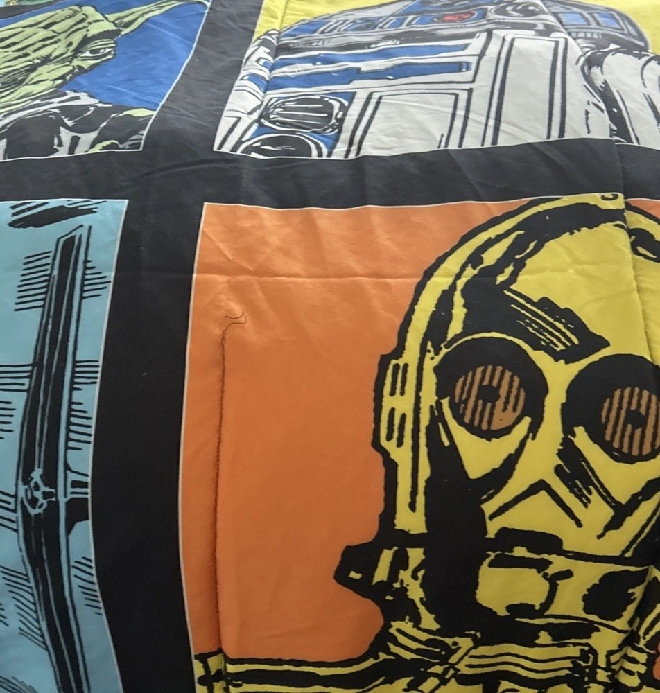 !WOW! Disney STAR WARS Twin Reversible Microfiber Comforter Blanket