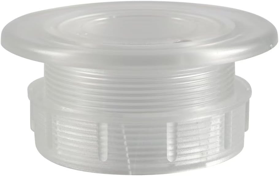 Parasol Umbrella Hole Ring Plug and Cap Set, Outdoors Deck Table Clear