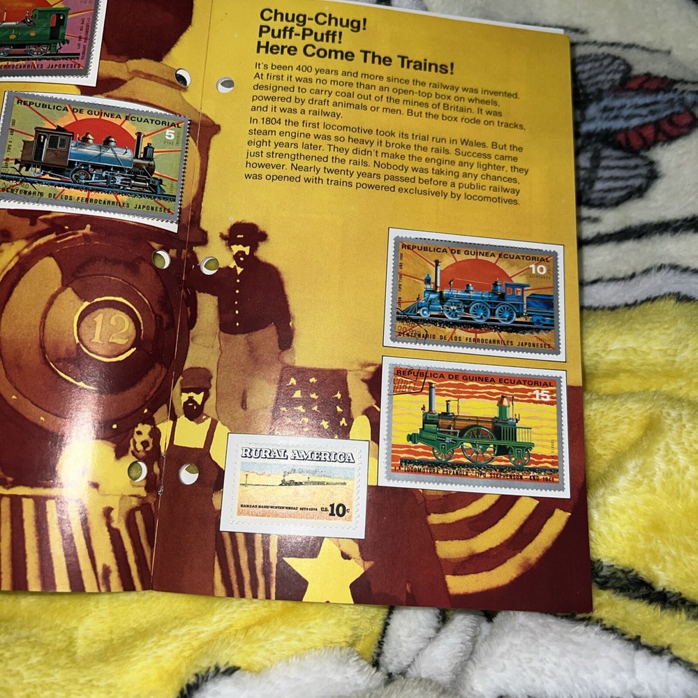 Travel Through the Ages Stamp Collecting Kit Complete with Stamps