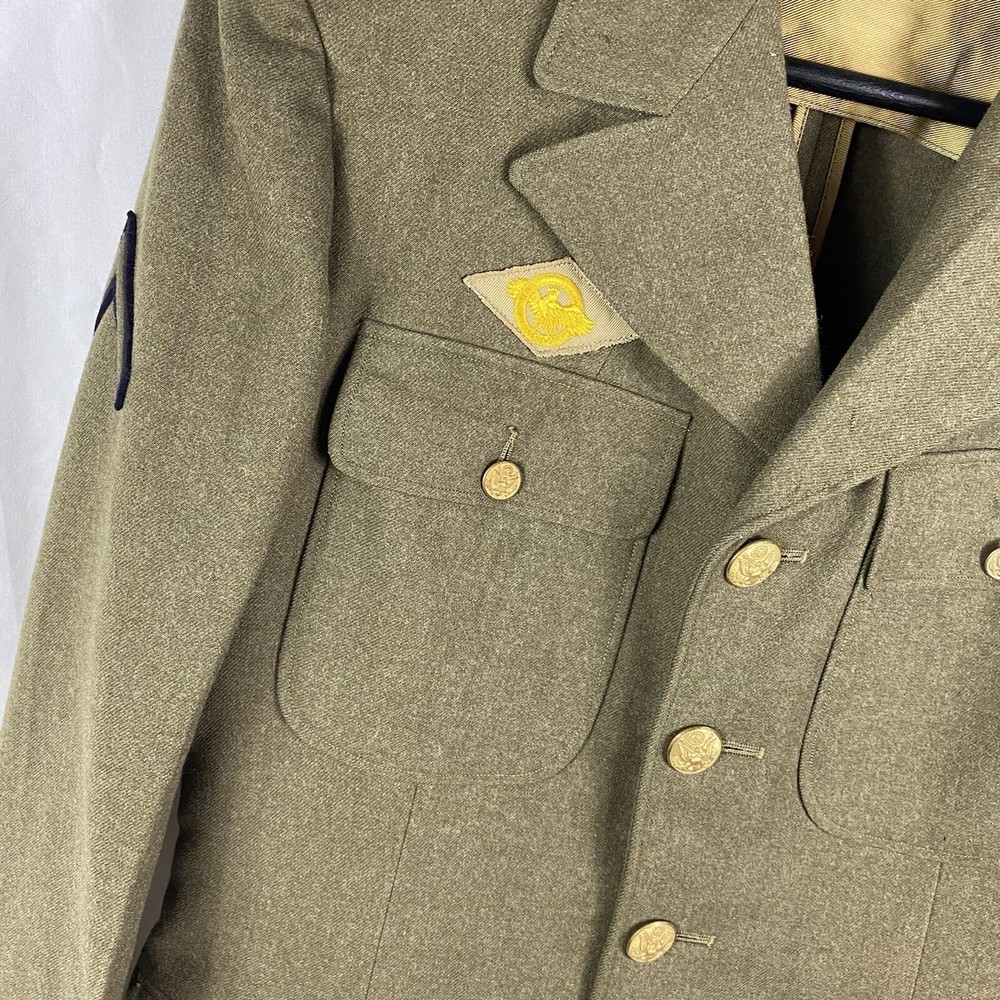 Original WWII US Army Uniform CBI Patched Pacific