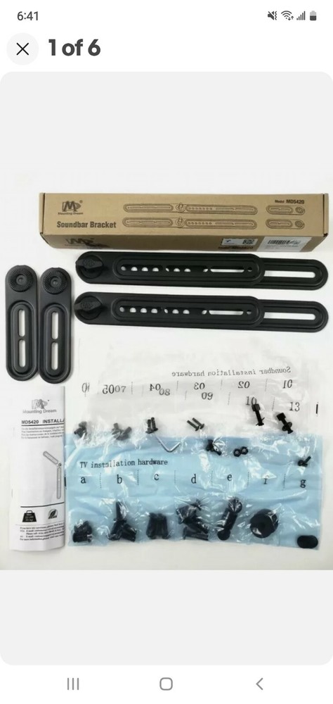 Mounting Dream Model: MD5420 Soundbar Bracket - Universal