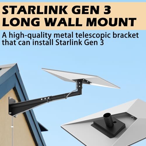 Starlink Gen 3 Extra Long Wall Mount