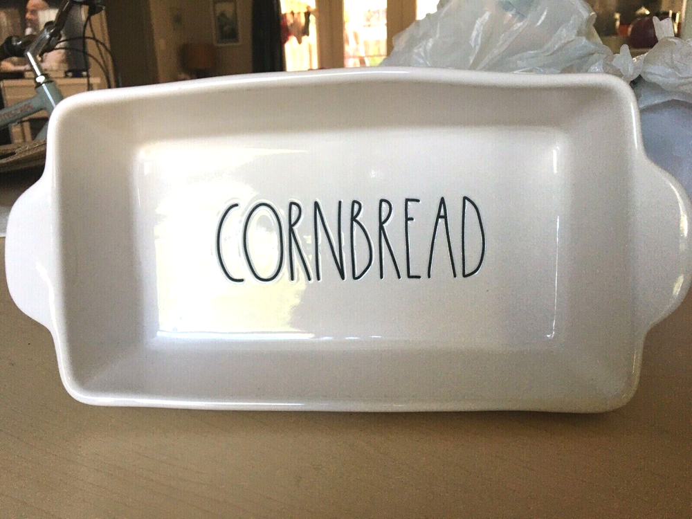 Rae Dunn Cornbread Dish Ceramic New Thanksgiving Casserole New