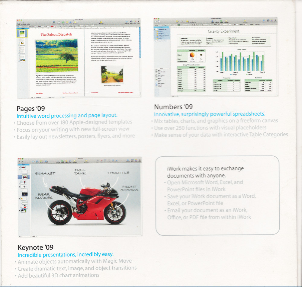 Apple Mac iWork V9.0.3 Install DVD