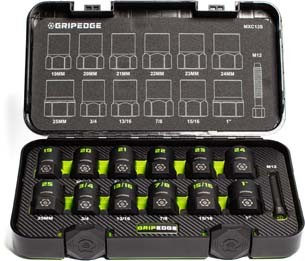 Grip Edge Tools MXC13S 13 Piece 1/2" Drive Master  Socket Extractor Set NEW