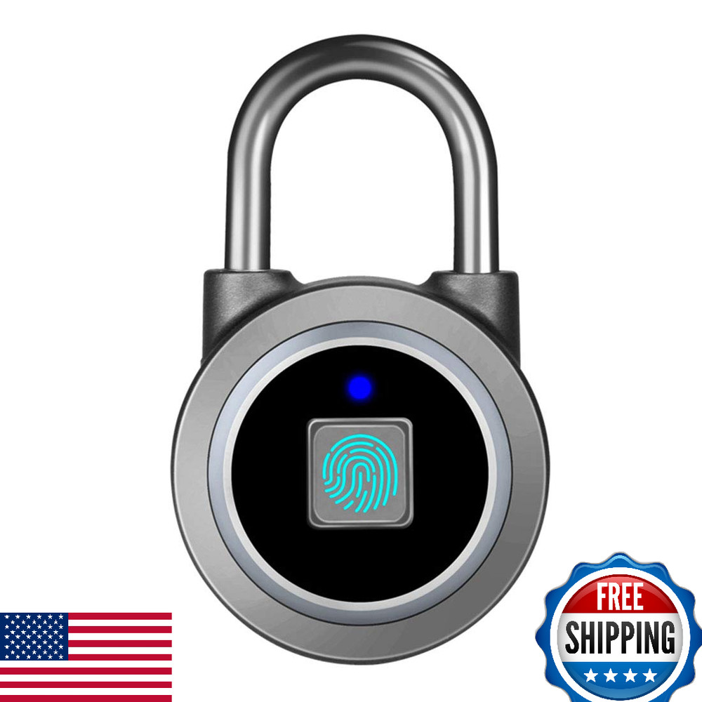 MEGAFEIS Smart Fingerprint Padlock Bluetooth, Mobile APP, Keyless Security Lock