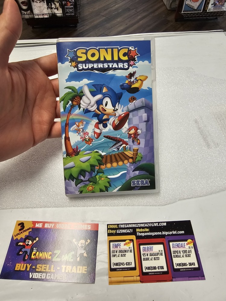 AUTHENTIC Replacement Case ONLY Sonic Superstars (Nintendo Switch) No GAME!!