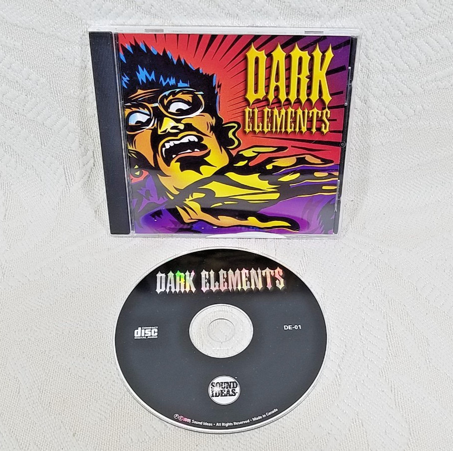 SOUND IDEAS DARK ELEMENTS DE-01 SOUND EFFECTS CD