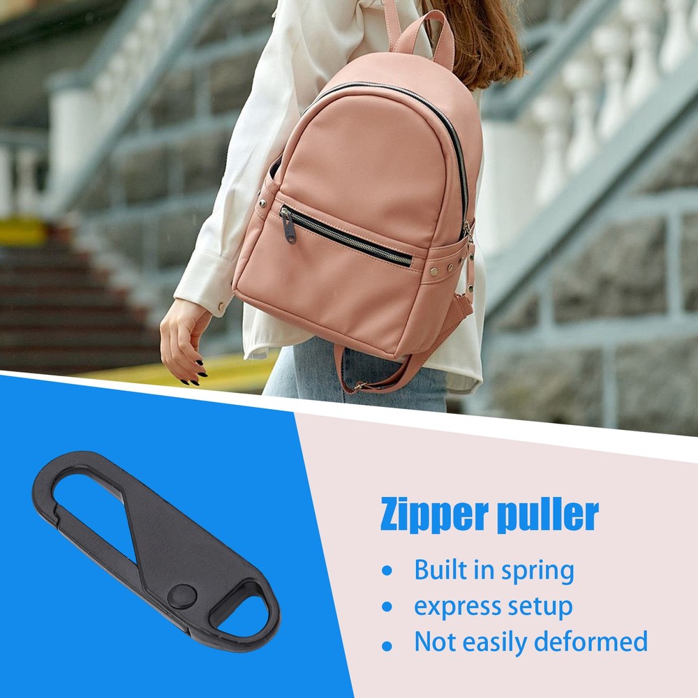 5X Luggage Replacement Zipper Pulls Replacement Sliders Zipper Extender