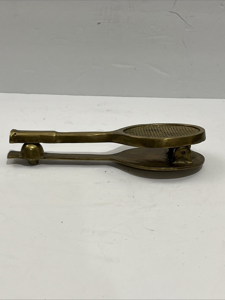 dav Windcurrent Collection Tennis Racket Solid Brass Door Knocker 8 3/4”