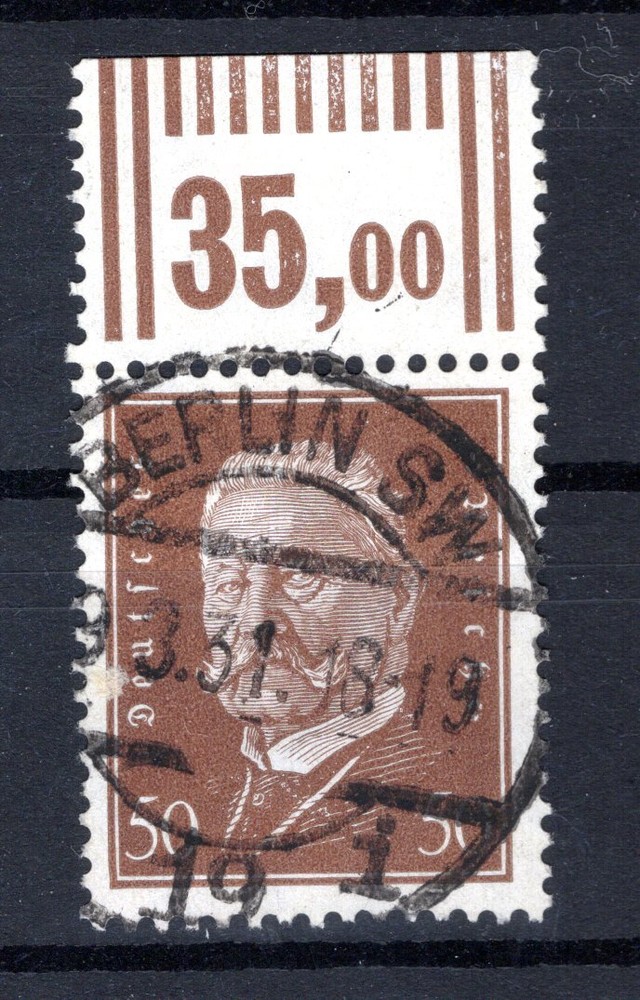 Dr-Weimar 420WOR Stamped Upper Margin (CA3472