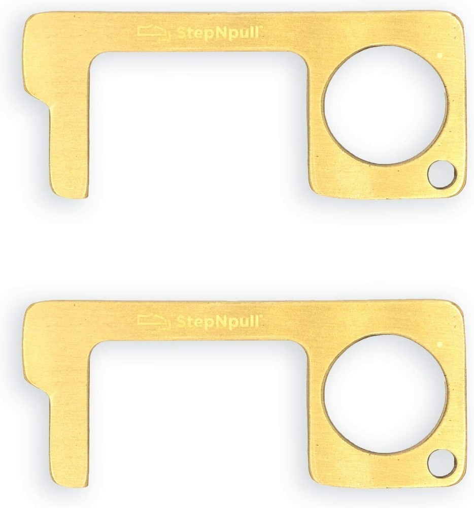 No Touch Brass Key Multi-purpose tool