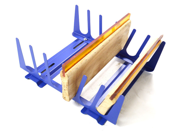 6 pcs Screen Printing Squeegee Storage Rack Ink Scraper organize Stand Holder