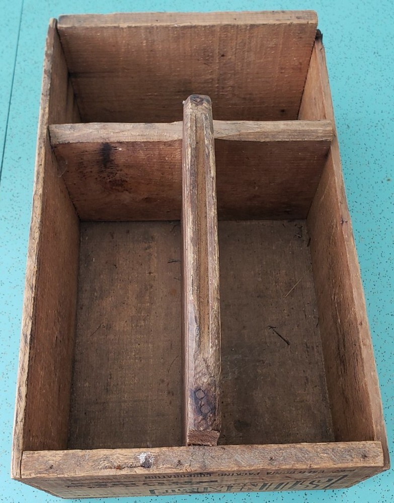 Vintage Rustic Tool Box Made From Shipping Crates Sunkist