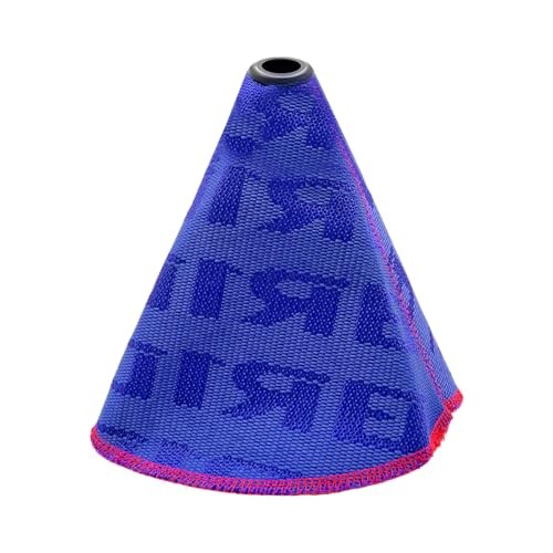 Car Shift Boot Cover, Waterproof Canvas Fabric Manual Automatic Shift Knob Blue