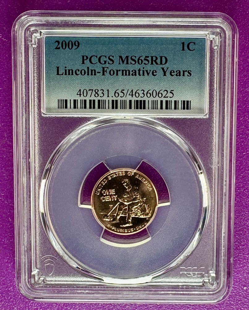 2009 1c Lincoln Formative Years Cent  PCGS MS65RD (625)