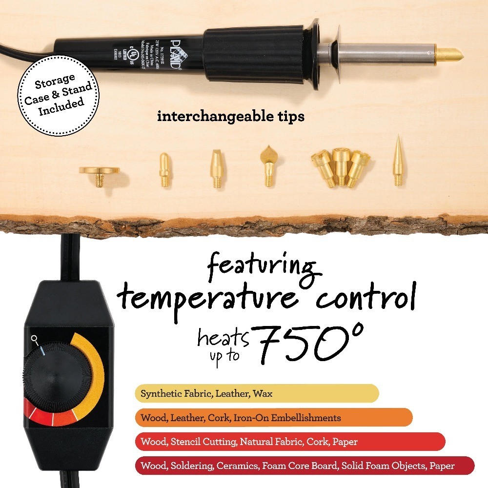 15 PC Electric Wood Burning Tip Set, Creative Decorative Tool, DIY Kit,