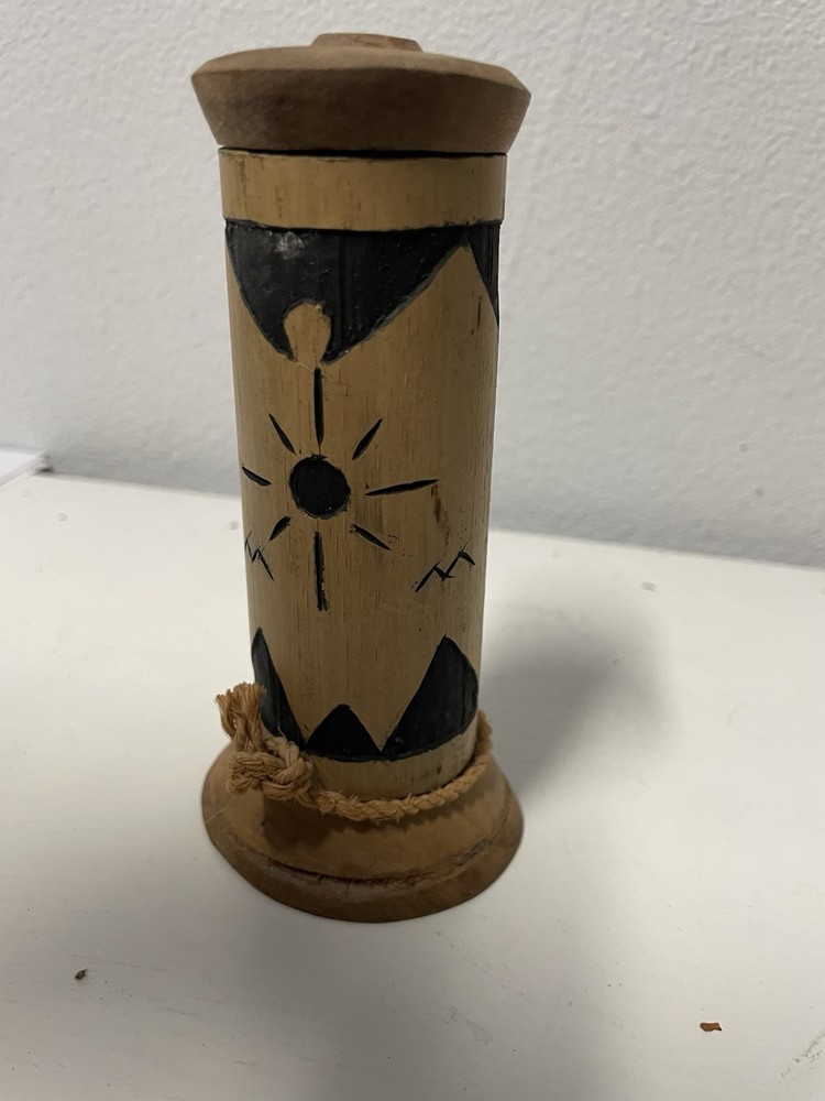 Handmade bamboo rainstick