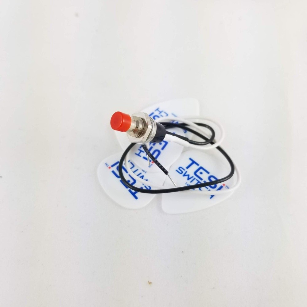 Tesi MICRO 7MM Momentary Push Button Guitar Kill Switch with Red Top