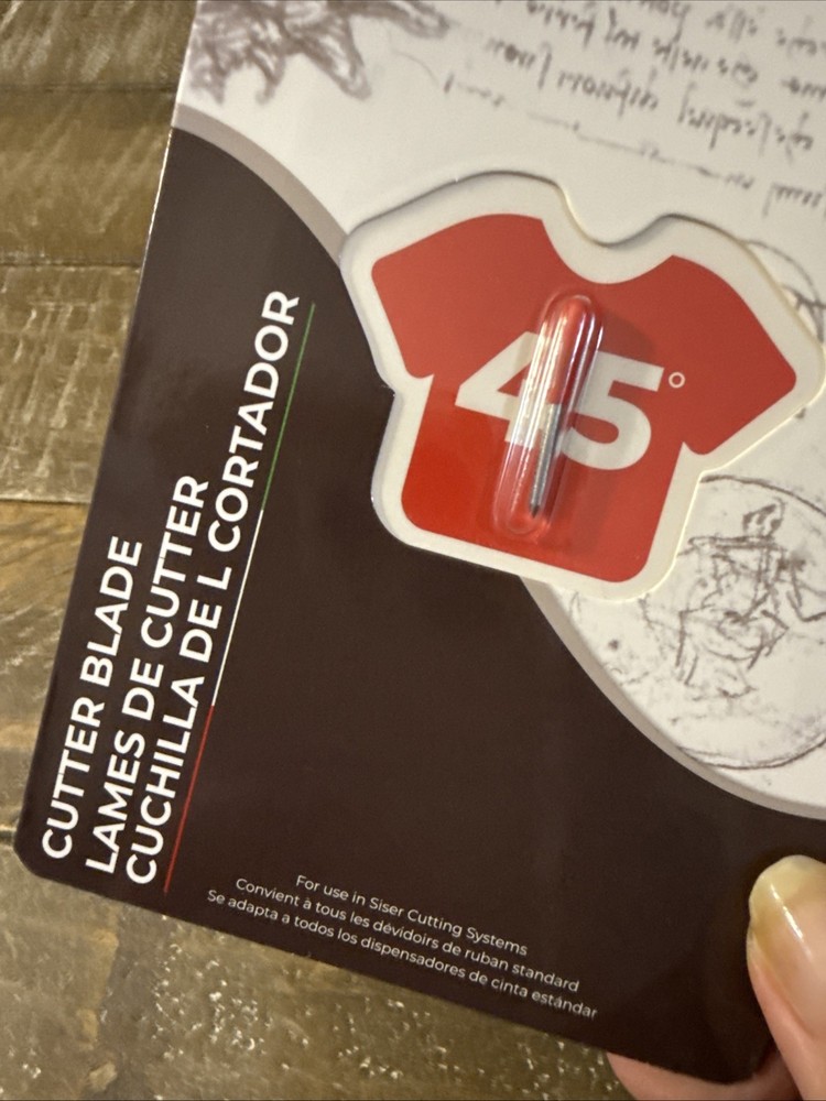 SISER 45 DEGREE PRECISION CUTTING BLADE FOR SISER CUTTING SYSTEMS NEW