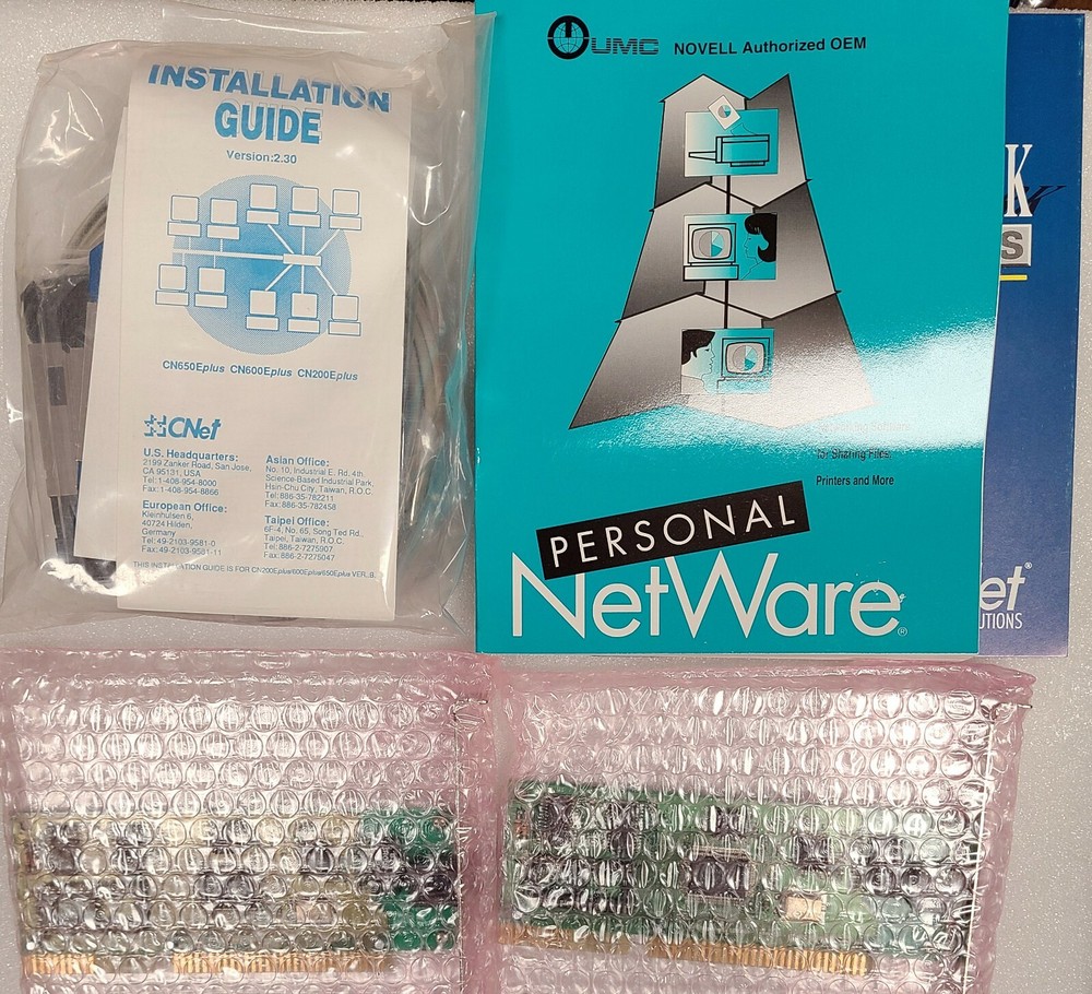 Cnet Peer to Peer Network(Netware) Operating System Starter Kit, 16-04-0068-02