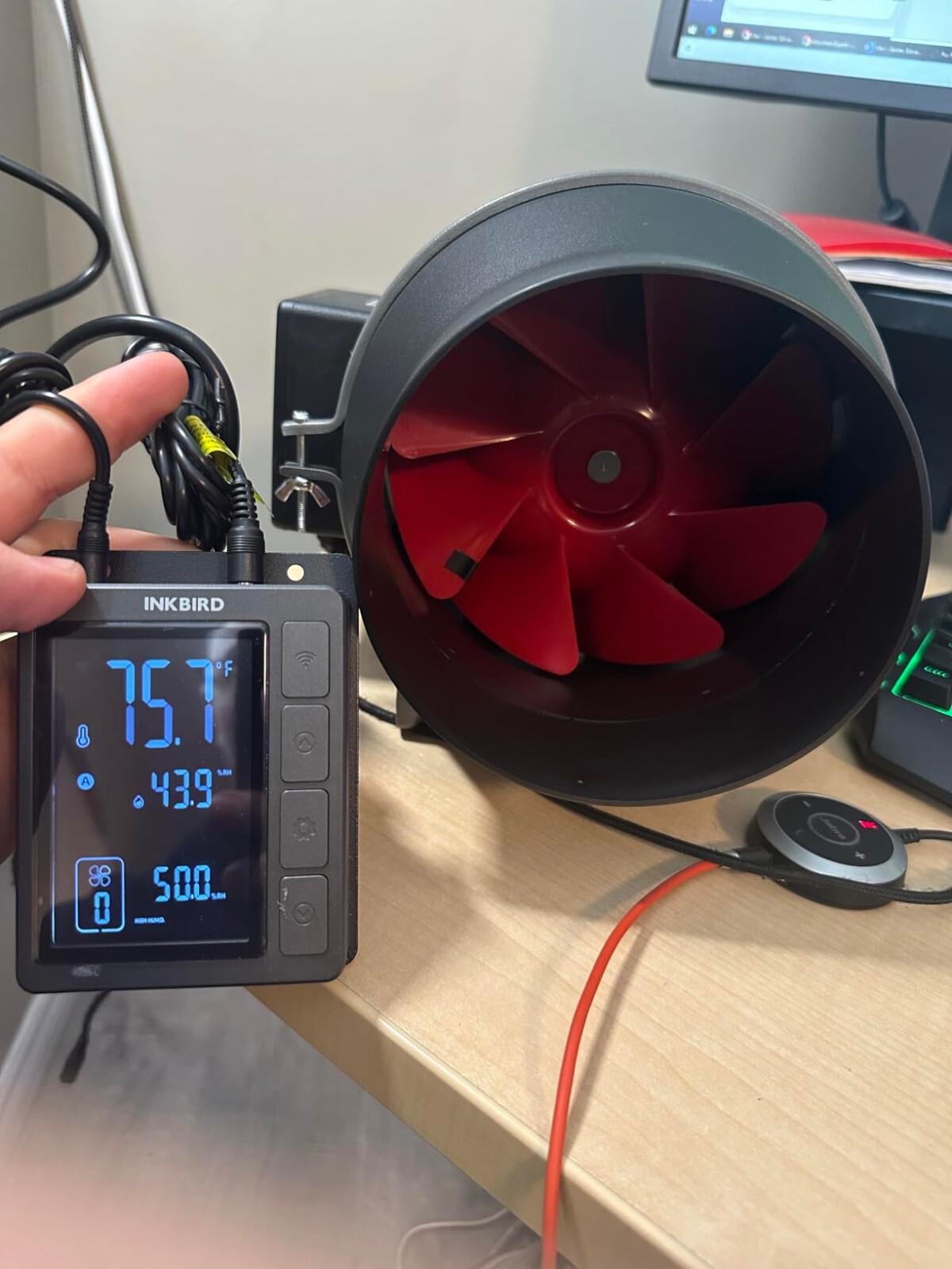 INKBIRD 6-Inch Duct Fan Grow Tent Ventilation Exhaust Fan