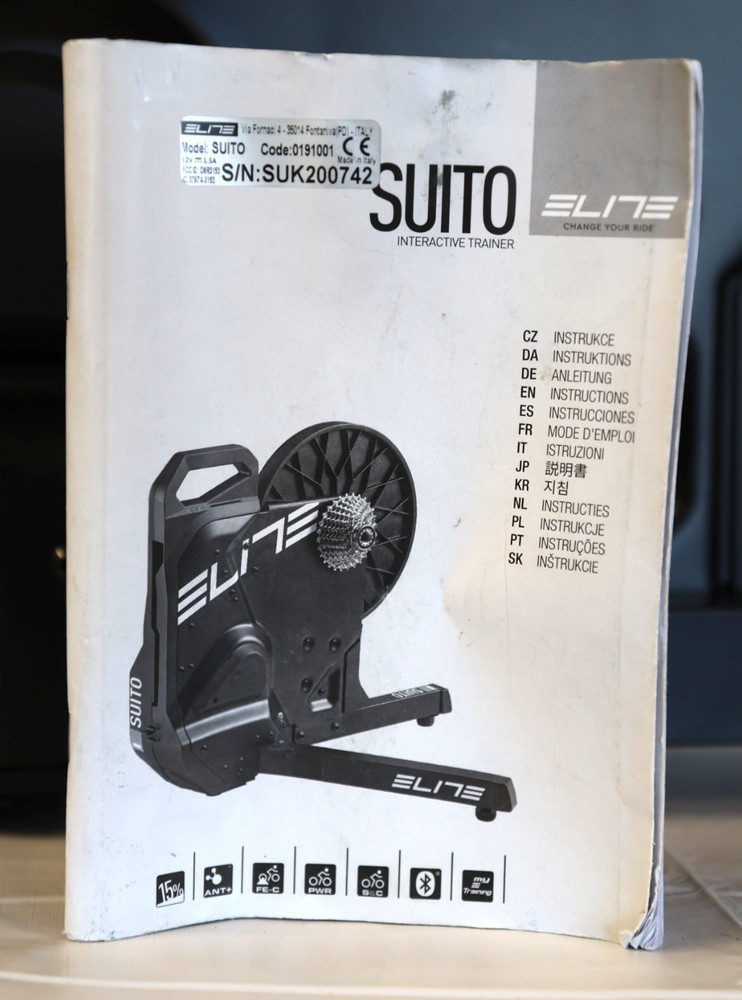 Elite Suito Interactive Bike Trainer (Original Version) 2020 Black