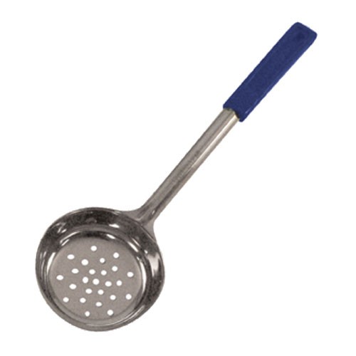 Winco FPP8 8 oz Blue Perforated Portion Spoon