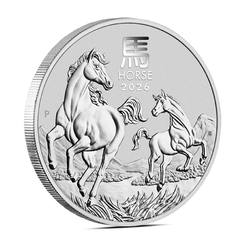 2026 1 oz Perth Lunar Year of the Horse Silver Coin (BU) 🌟 Limited Coin
