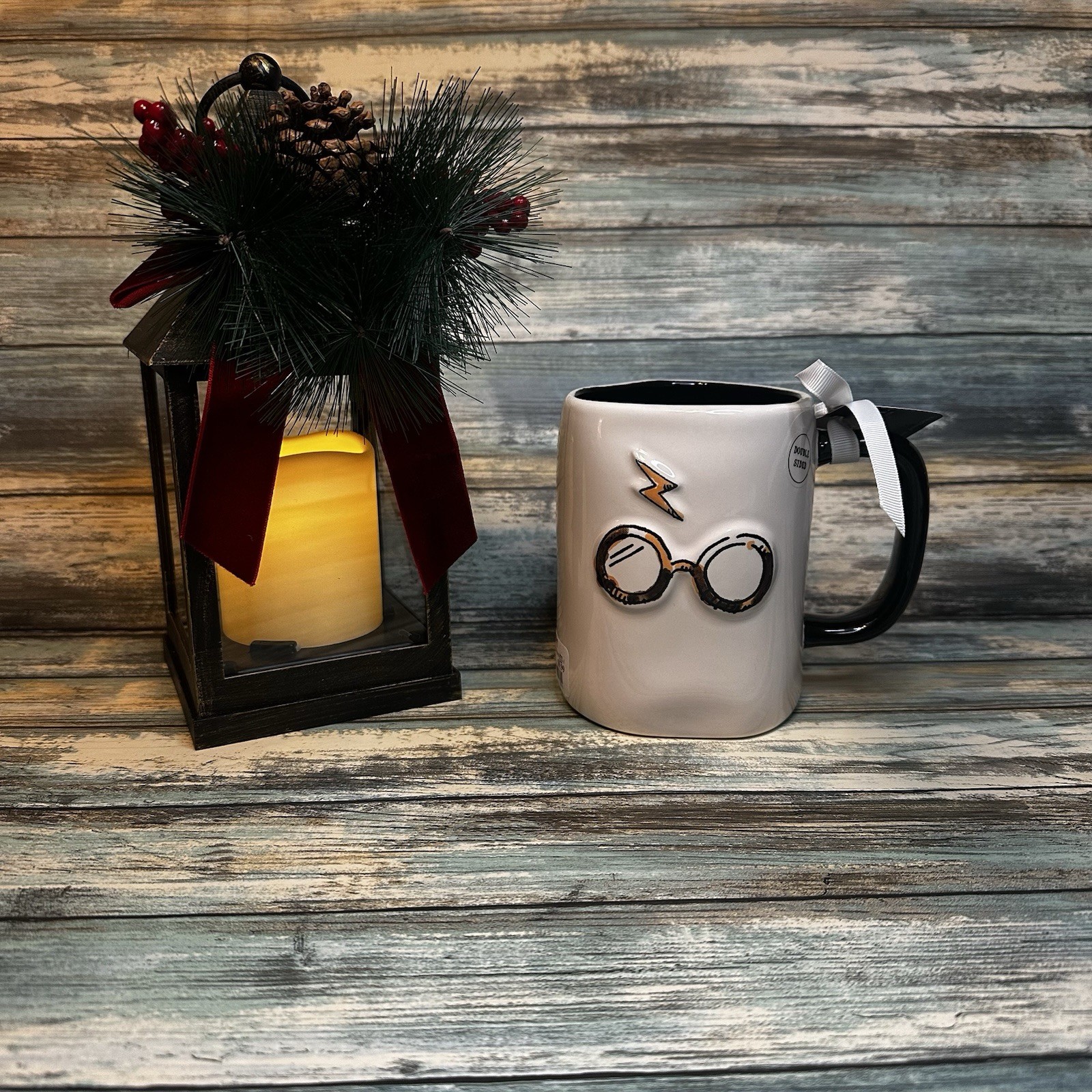 NEW Rae Dunn Harry Potter Mug ⚯ ͛ Glasses and Scar • 2-Sided Design