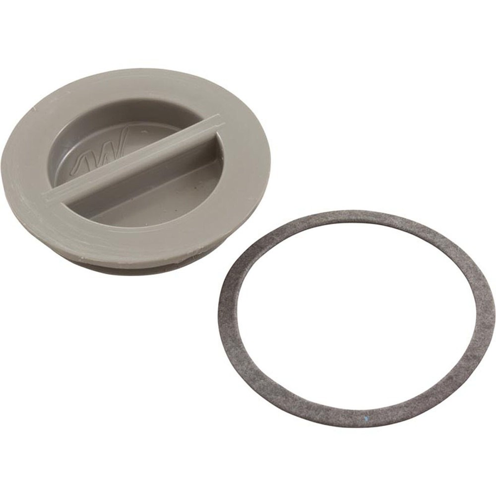 Flush Plug 1 1/2" W/Gasket-Gray