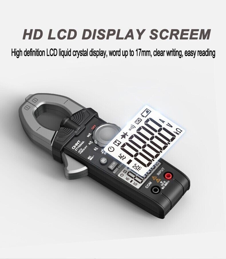High precision measurement handheld clamp meter multi functional automatic