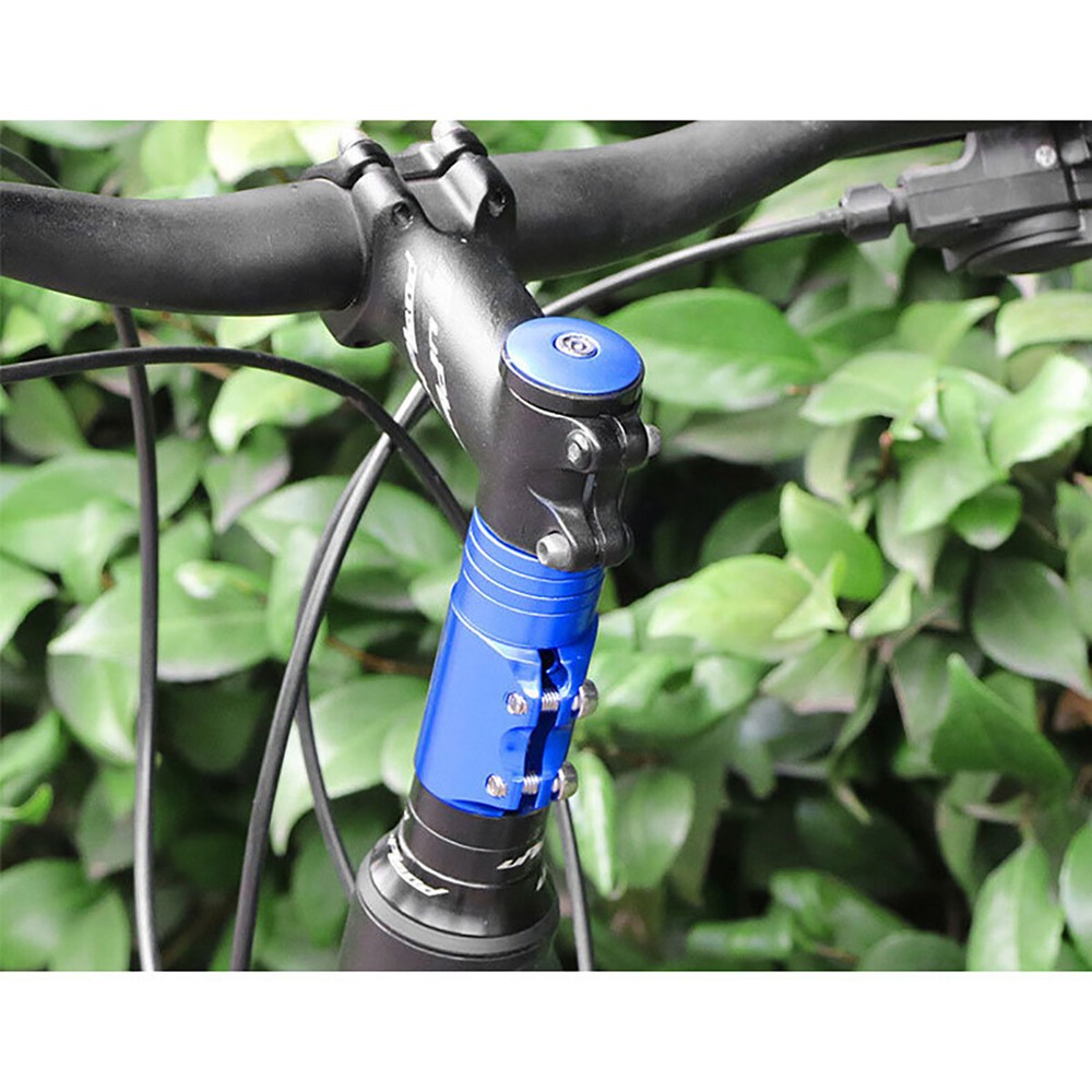 Mountain Bike Bicycle Handlebar Fork Stem Riser Extender Head Up Metal Adaptor