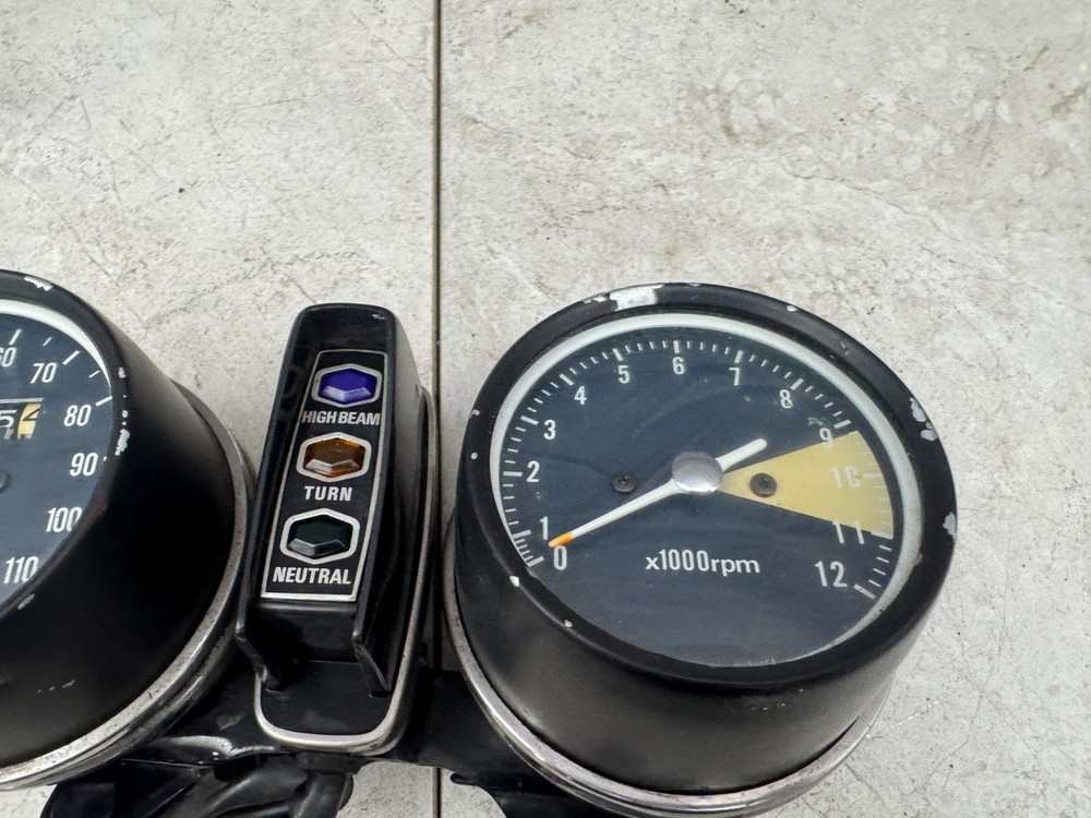1976 Honda CB360T Gauges Speedometer Tachometer Cluster UNTESTED