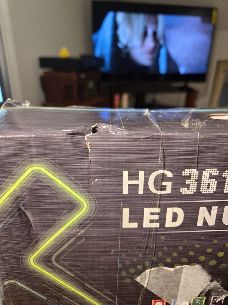 NOS HANGUAN HG3613 LED NUMBER CLOCK UNOPENED BOX