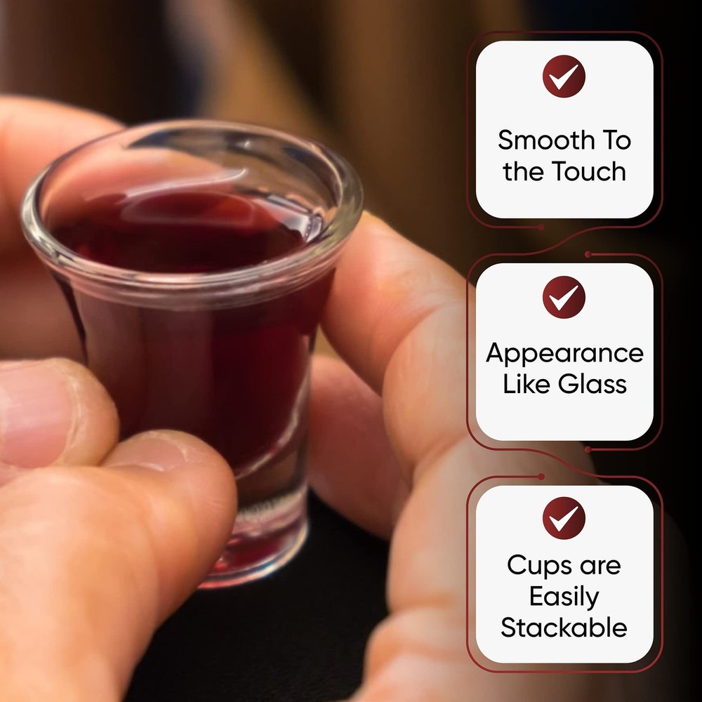 Steadfast Selections Bulk Premium 2000 Plastic Communion Cups Small, Multiple