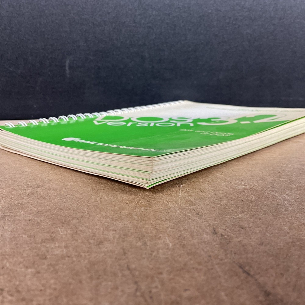 Apple DOS Version 3.2 Instructional And Reference Manual Vintage Computing