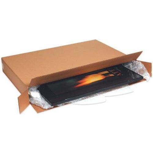 25 Boxes 24x5x18" Side Loading Shipping Boxes Brown Packing Cartons
