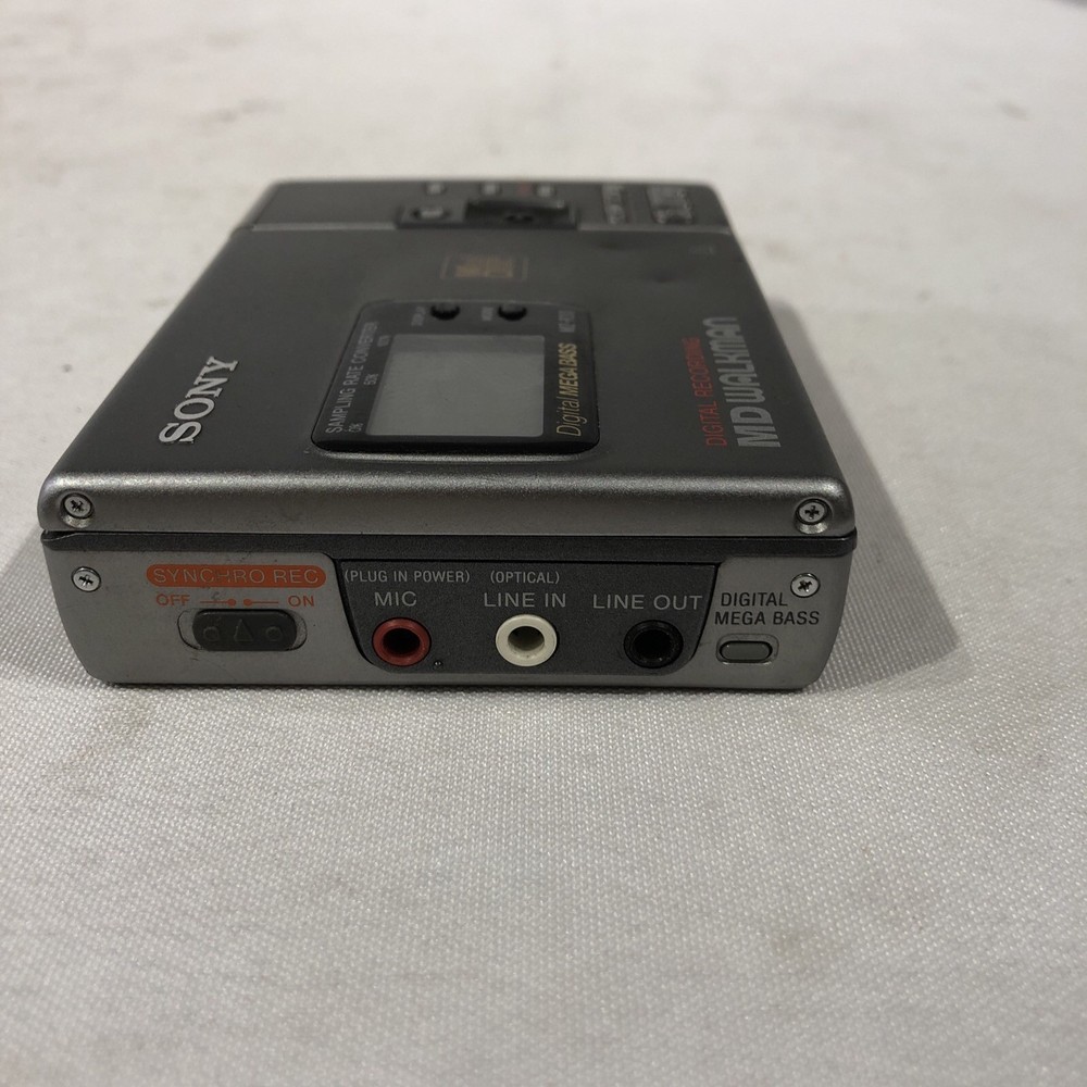 Sony MZ-R50 MiniDisc Recorder- Untested