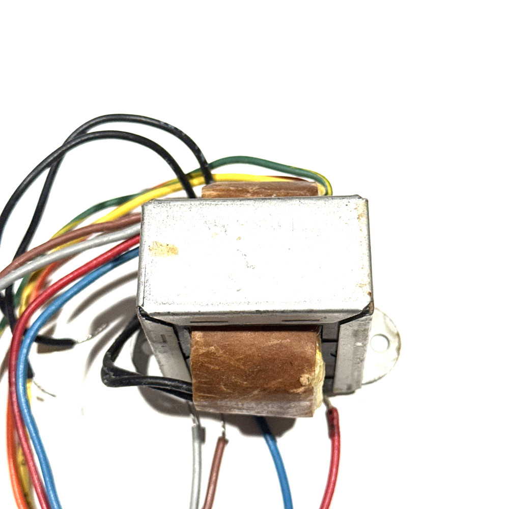 TRANSFORMER input ~117V , output: 2 x ~12VAC + 1 x ~6.5 + 6.5 VAC (20 VA )