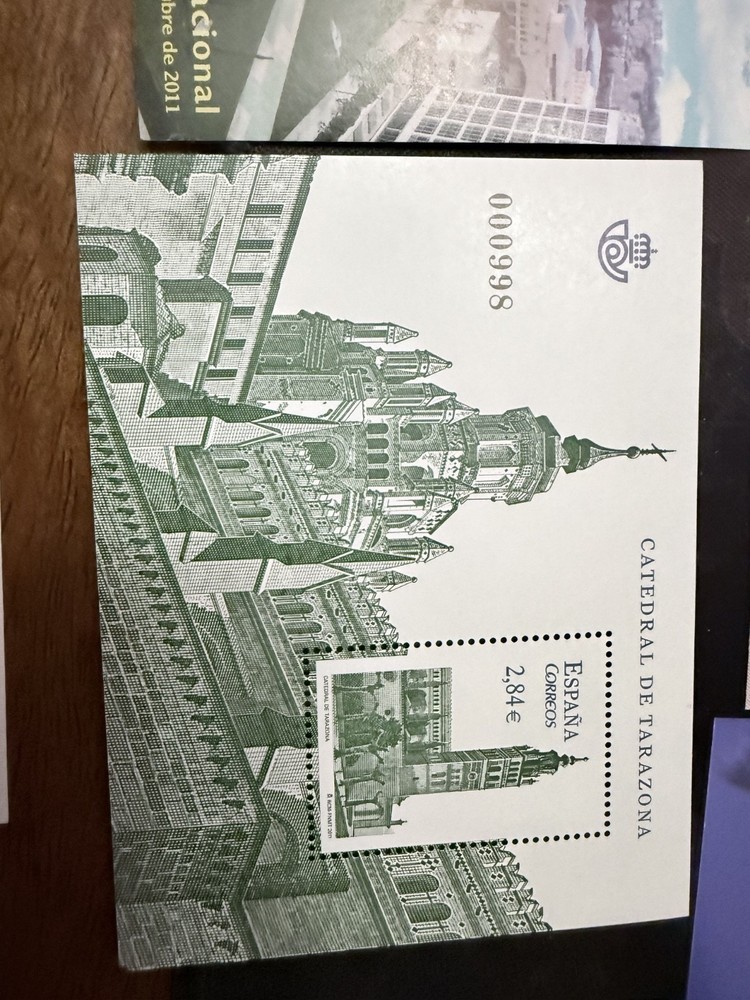spanish stamps 9 random mini sheets